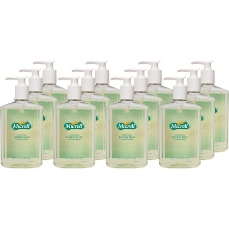 Micrell Antibacterial Lotion Soap, Citrus, 8 fl oz (236.6 mL) 12 PK GOJ975212CT